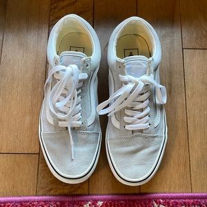 Like new grey low top Vans